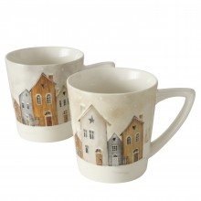 Чаша Mug 300мл Houses два вида